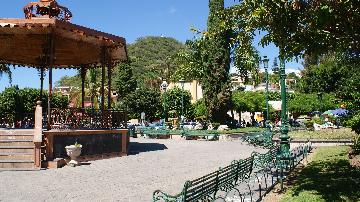 The plaza in Chapala